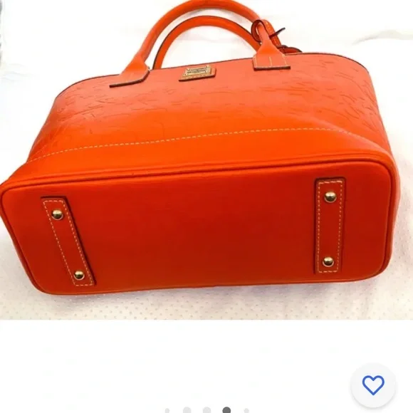🎁 NWT Dooney Bourke  Russel tote orange - Picture 7 of 11